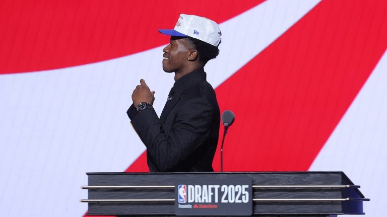 Sixers draftee VJ Edgecombe shares story of mother's sacrifice to help him reach NBA