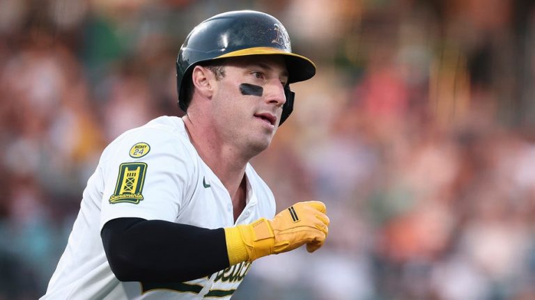 Athletics' Brent Rooker shuts down fan after being called out for feeding baby during MLB Home Run Derby