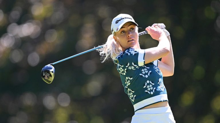 British golfer Charley Hull forced to withdraw from tournament after collapsing twice