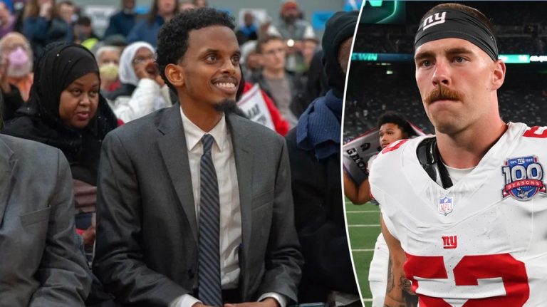 Ex-Giants linebacker warns Minneapolis voters about Omar Fateh's policies
