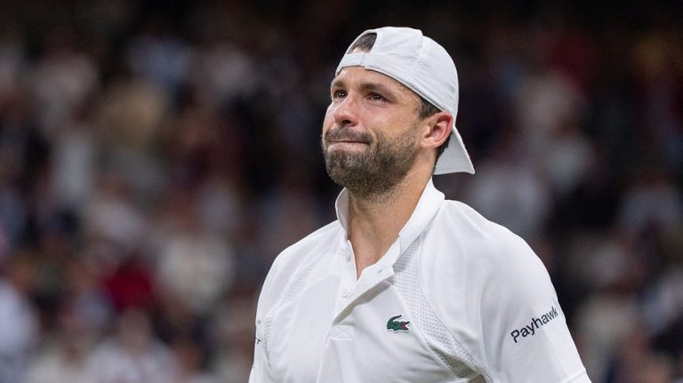 Grigor Dimitrov's promising Wimbledon upset bid against Jannik Sinner ends in heartbreaking injury retirement
