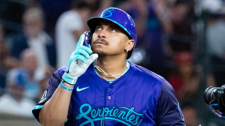 MLB trade deadline action gets underway as Mariners acquire first baseman Josh Naylor from Diamondbacks