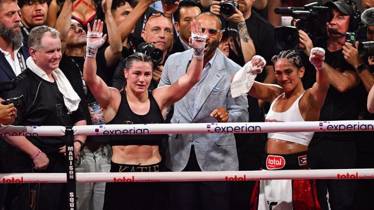 Katie Taylor defeats Amanda Serrano for third time in controversial majority decision