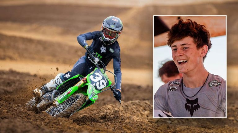 Mother of rising motocross star Aidan Zingg, 16, reveals cause of death following fatal mid-race crash