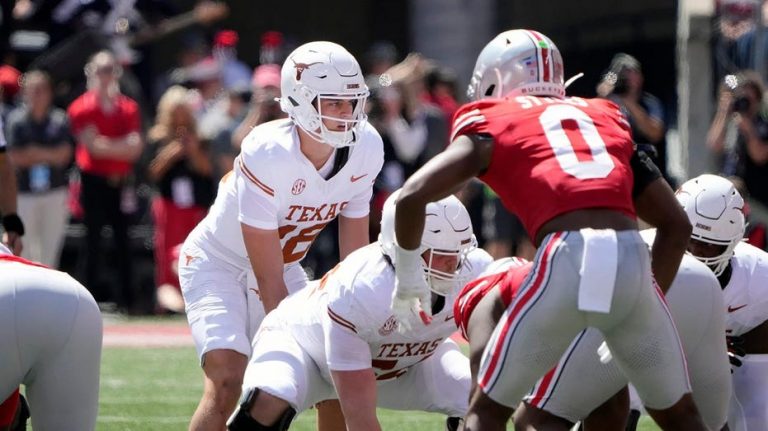 Arch Manning struggles as top-ranked Texas falls to reigning champion No. 3 Ohio State