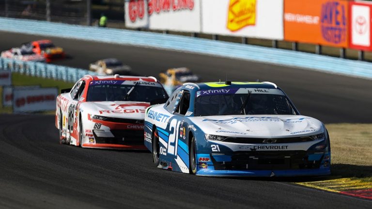 NASCAR driver Austin Hill sparks massive wreck at Watkins Glen