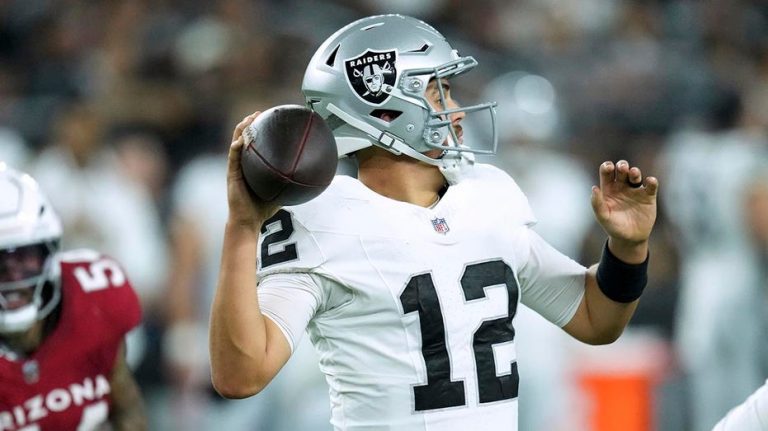 Raiders' quarterback depth in flux as Aidan O'Connell breaks wrist vs Cardinals