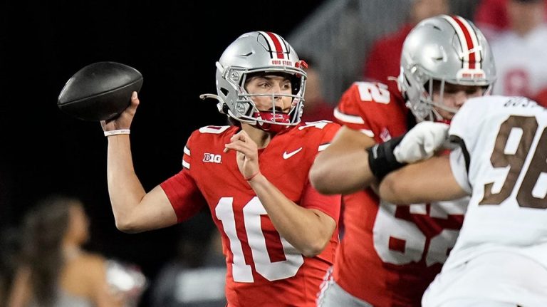 Ohio State names Julian Sayin starting quarterback for Texas game