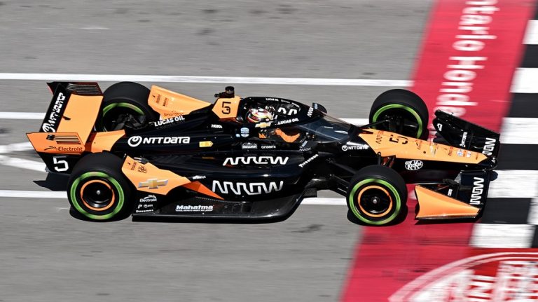 Mexican IndyCar driver 'caught off guard' by ICE's 'Speedway Slammer' post on social media