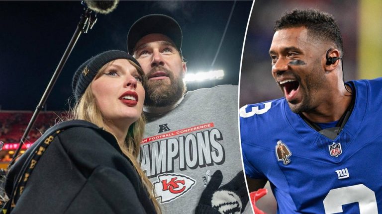 Russell Wilson 'excited' for Travis Kelce-Taylor Swift engagement as fellow NFL player married to music star
