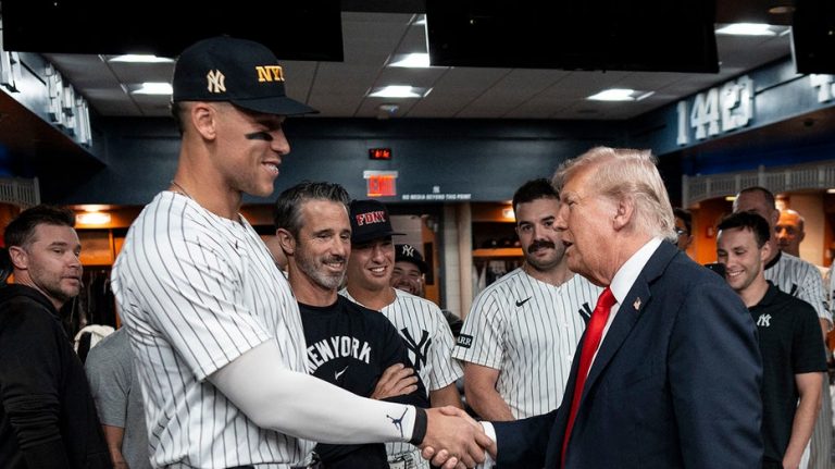 Aaron Judge hits 2 home runs after meeting Trump, who called him a 'fantastic player'