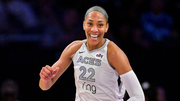 Aces star A'ja Wilson makes WNBA history after winning 4th MVP award