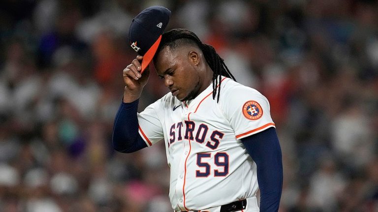 Astros pitcher Framber Valdez accused of intentionally hitting own catcher after giving up grand slam