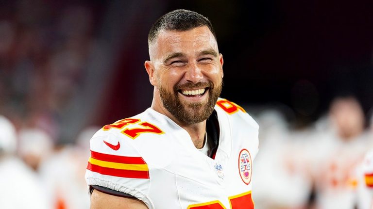 Travis Kelce speaks publicly for the 1st time since announcing engagement to Taylor Swift