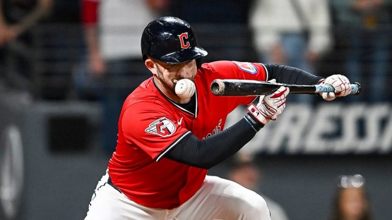 Guardians' David Fry hit in face by 99 mph fastball during bunt attempt, Tigers' Tarik Skubal left shocked