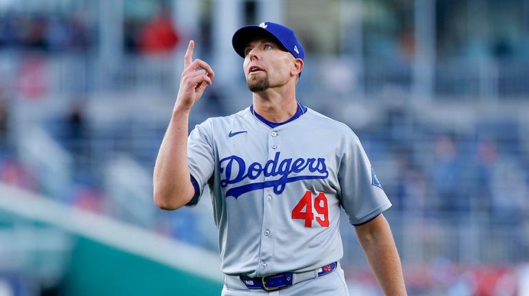 Dodgers relief pitcher Blake Treinen pays tribute to Charlie Kirk on the mound with custom hat