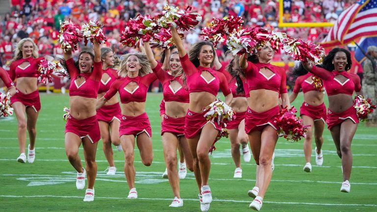 Kansas City Chiefs cheerleaders during the 2025 season