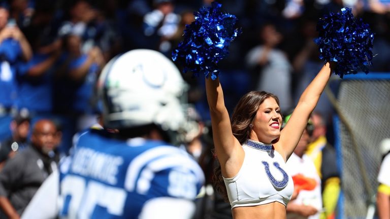 Indianapolis Colts cheerleaders during the 2025 NFL season