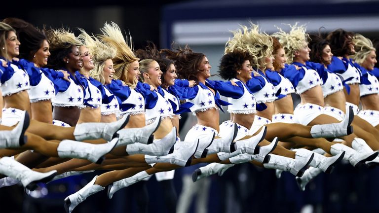 Dallas Cowboys cheerleaders during the 2025 NFL season