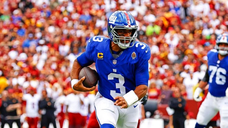 Giants stick with Russell Wilson for Week 2 despite disappointing debut in loss to Commanders