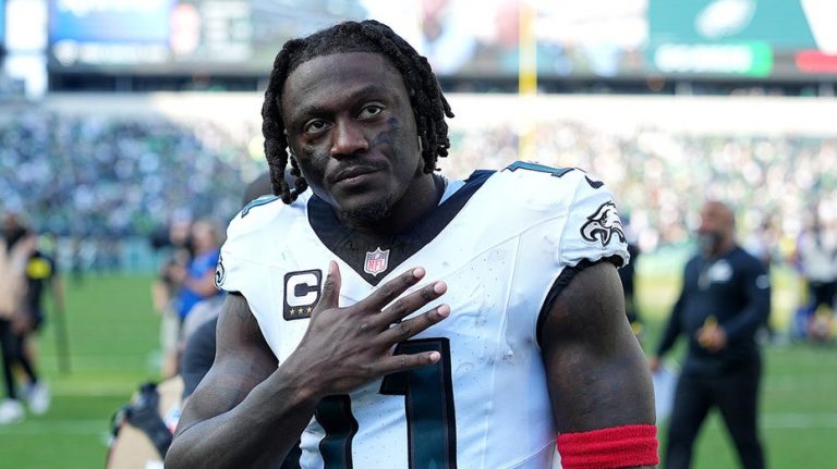 AJ Brown explains cryptic social media post after Eagles win over Bucs: 'I let my frustrations boil over'