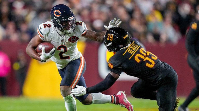 Bears star DJ Moore hospitalized overnight after Monday night victory over Commanders