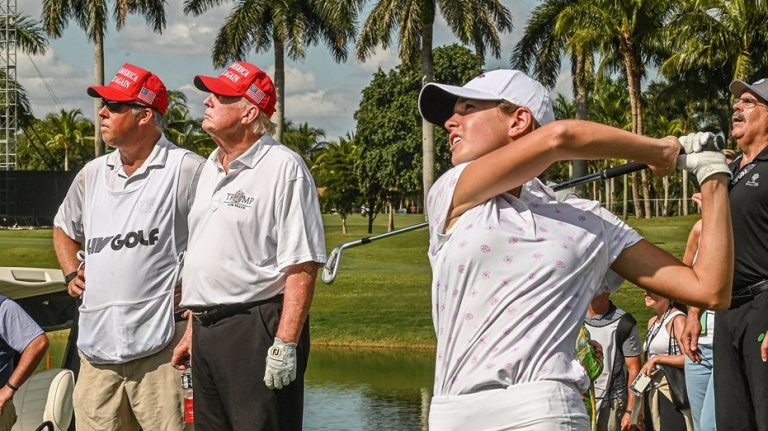 Trump's granddaughter Kai downplays unusual nature of golfing with the President: 'It's nothing new'