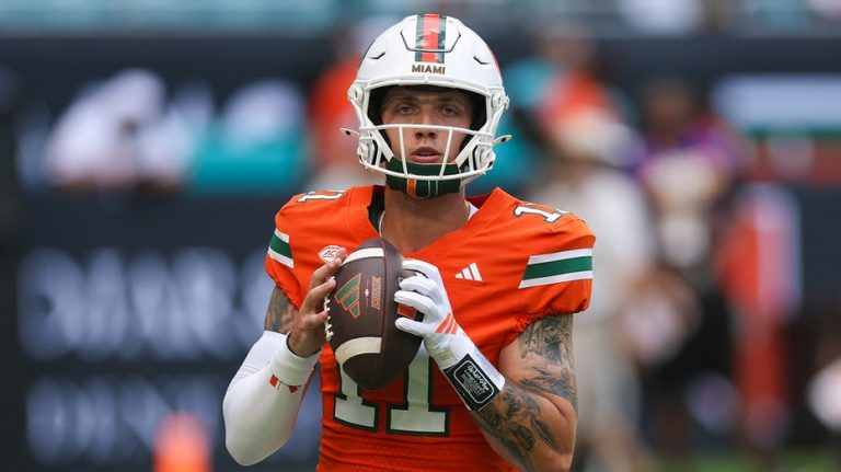 Miami star Carson Beck talks breakup with Hanna Cavinder