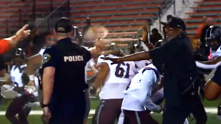 High school football team travels 500 miles only to get pepper sprayed by police after loss