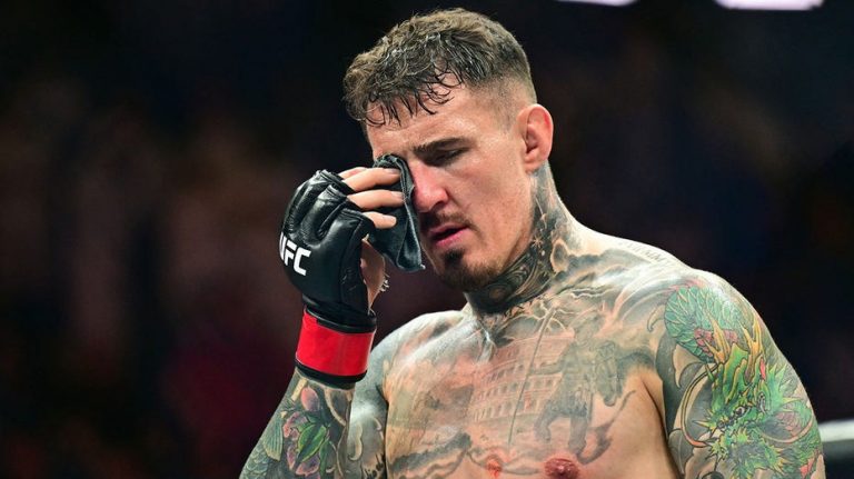 UFC heavyweight champ Tom Aspinall criticized for stopping fight vs Cyril Gane after double-poke in eyes