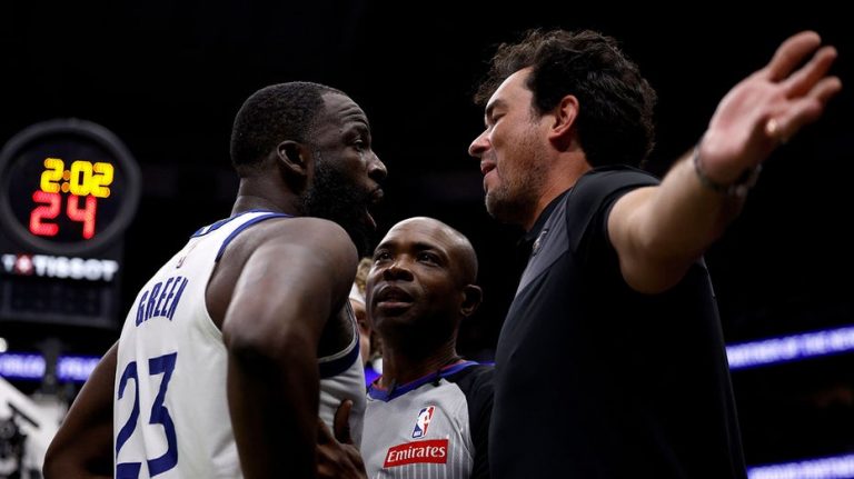 Warriors' Draymond Green confronts fan teasing him with 'Angel Reese' chants