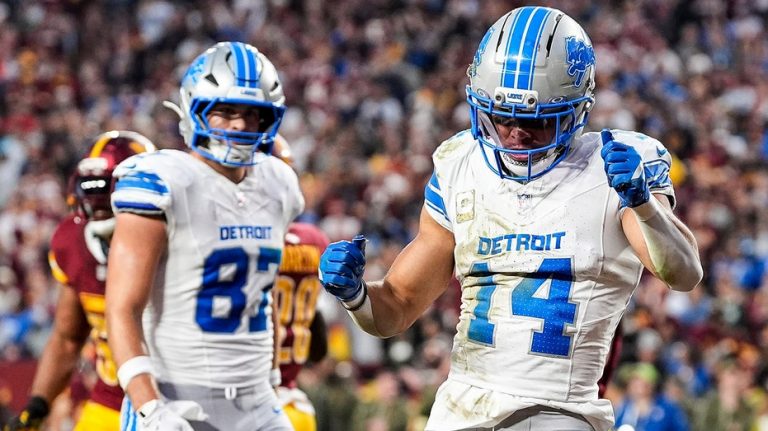Lions' Amon-Ra St Brown apologizes if he 'offended' anyone with Trump dance at game vs Commanders