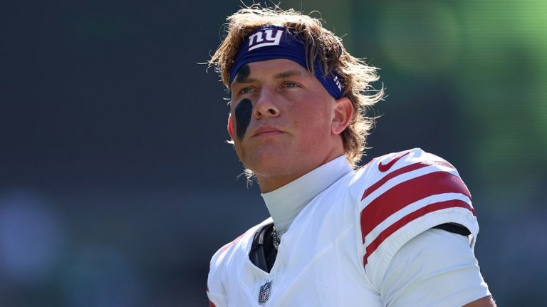Jaxson Dart's father comes to son's defense after analyst questions Giants rookie's future with team