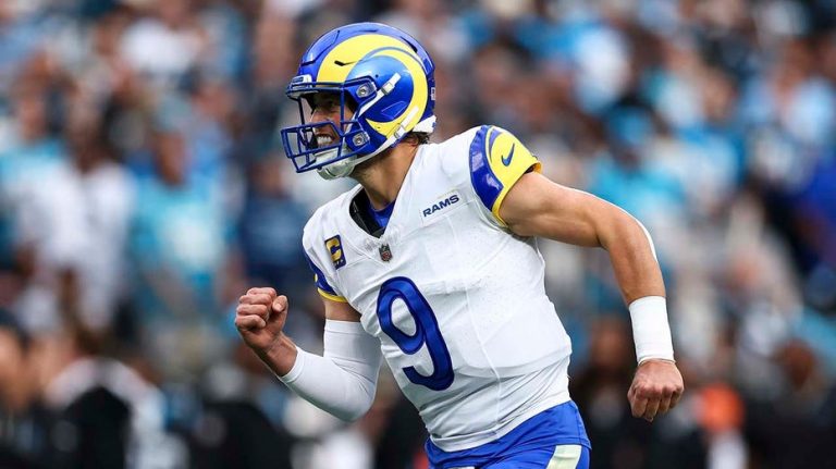 Matthew Stafford’s late heroics lift Rams past Panthers in wild-card thriller
