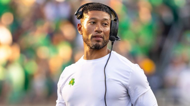 Notre Dame's Marcus Freeman faces battery allegation over alleged incident at wrestling match